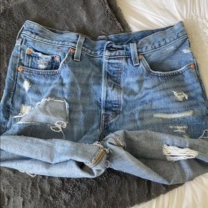 Levi denim shorts